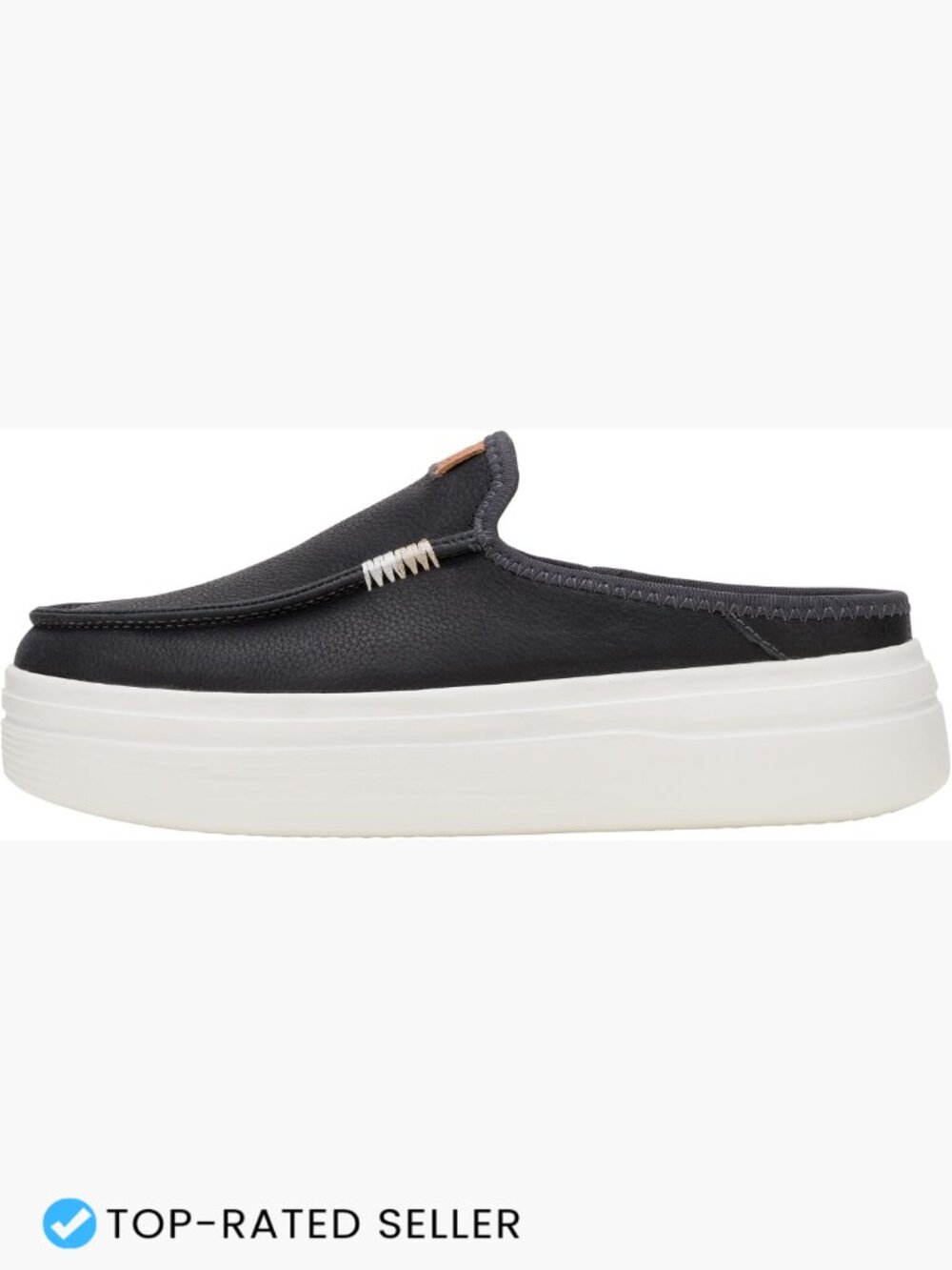 Platform Mule Suede Slip-On Sneaker Casual Travel Fashion Cushioned Lightweight